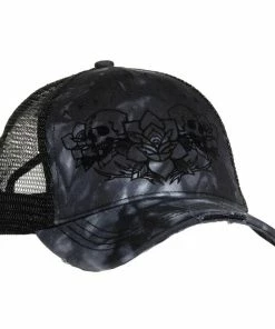 King Kerosin 23 Affliction Clothing Trucker Cap - Grunge