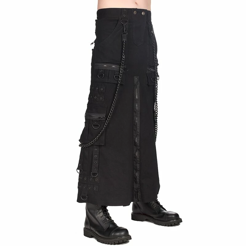 Black Pistol Kilt - Short Kilt Denim 2 Black Pistol Kilt - Short Kilt Denim