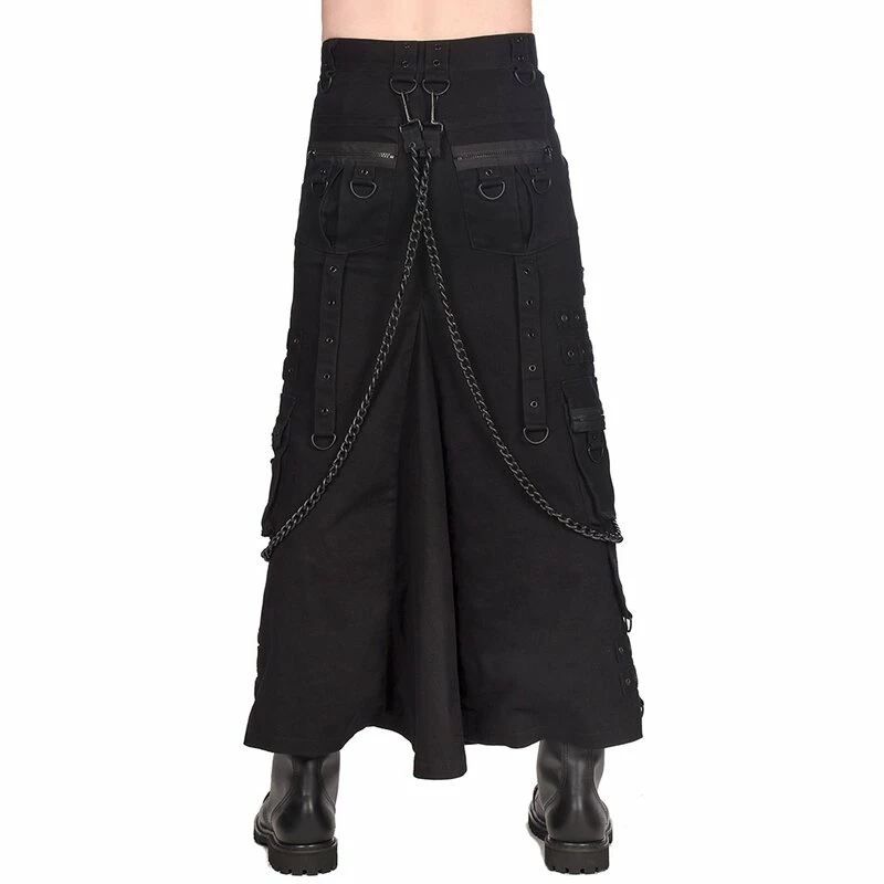 Black Pistol Kilt - Short Kilt Denim 3 Black Pistol Kilt - Short Kilt Denim - Image 2