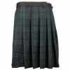 Black Pistol Kilt - Short Kilt Tartan Green -King Kerosin black pistol kilt short kilt tartan green