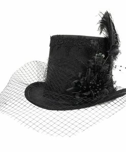 Devil Fashion Top Hat - Big Top -King Kerosin devil fashion top hat big top4