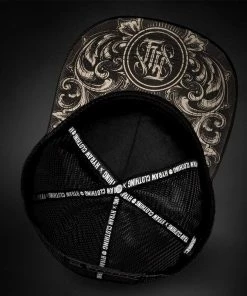 Hyraw Snapback Cap - Basic Brown Flat Brim -King Kerosin hyraw snapback cap basic brown flat brim 15