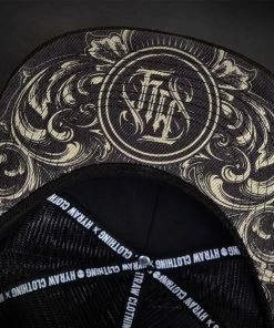 Hyraw Snapback Cap - Basic Brown Flat Brim -King Kerosin hyraw snapback cap basic brown flat brim 16