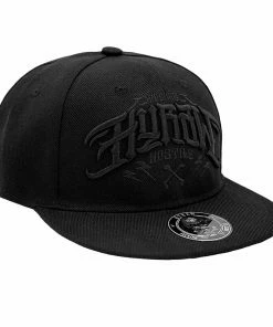 Hyraw Snapback Cap - Hostile Black