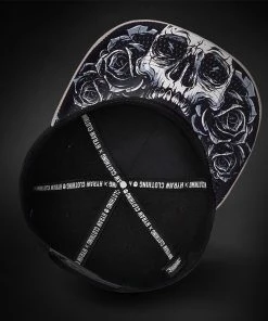 Hyraw Snapback Cap - Light Grey Flat Brim -King Kerosin hyraw snapback cap light grey flat brim 14