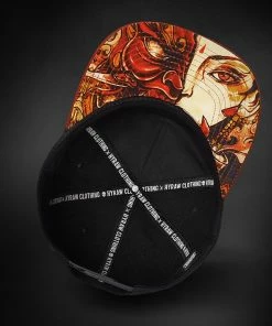 Hyraw Snapback Cap - Oni Flat Brim -King Kerosin hyraw snapback cap oni flat brim 13