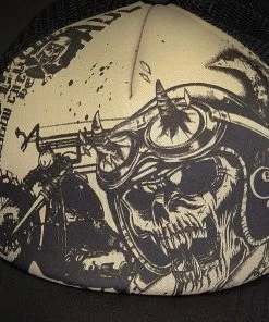 Hyraw Trucker Cap - 666 Road Curved Brim -King Kerosin hyraw trucker cap 666 road curved brim 13