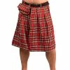 Kilt With Sporran - Tartan Red -King Kerosin kilt with sporran tartan red