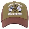 King Kerosin Flex Cap - Loud And Fast Brown-Olive -King Kerosin king kerosin flex cap loud and fast brown olive
