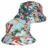 King Kerosin Reversible Bucket Hat - Vintage Summer -King Kerosin king kerosin reversible bucket hat vintage summer