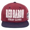 King Kerosin Snapback Cap - Red Baron -King Kerosin king kerosin snapback cap red baron 1