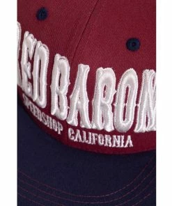 King Kerosin Snapback Cap - Red Baron -King Kerosin king kerosin snapback cap red baron 16