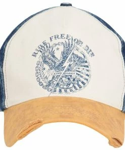 King Kerosin Snapback Cap - Ride Free Or Die