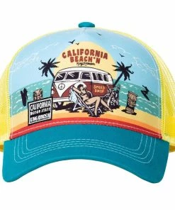 King Kerosin Trucker Cap - California Beachin' -King Kerosin king kerosin trucker cap california beachin 12