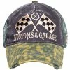 King Kerosin Trucker Cap - Kustoms & Garage Green