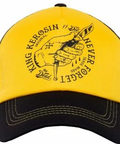 King Kerosin Trucker Cap - Never Forget Yellow