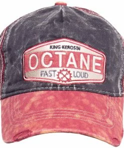 King Kerosin Trucker Cap - Octane Dark Red