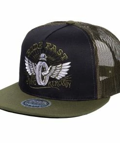 King Kerosin Trucker Cap - Ride Fast Green