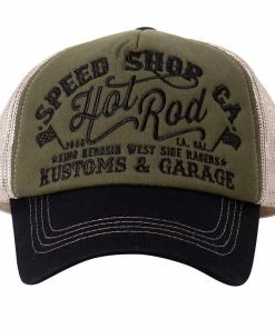King Kerosin Trucker Cap - Speed Shop Olive