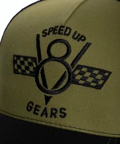 King Kerosin Trucker Cap - Speed Up Gears -King Kerosin king kerosin trucker cap speed up gears 15