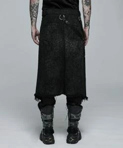 Punk Rave Denim Kilt - Nation Z -King Kerosin punk rave denim kilt nation z 13