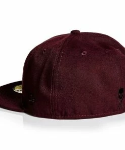 Sullen Clothing New Era Fitted Cap - Badge Maroon -King Kerosin sullen clothing new era fitted cap badge maroon 13