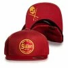Sullen Clothing Snapback Cap - Built Red -King Kerosin sullen clothing snapback cap built red