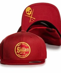Sullen Clothing Snapback Cap - Built Red