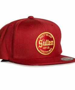 Sullen Clothing Snapback Cap - Built Red -King Kerosin sullen clothing snapback cap built red3
