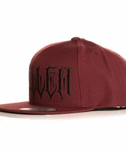 Sullen Clothing Snapback Cap - Straight Up Maroon -King Kerosin sullen clothing snapback cap straight up maroon 13