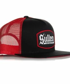 Sullen Clothing Trucker Cap - Contour Red -King Kerosin sullen clothing trucker cap contour red4
