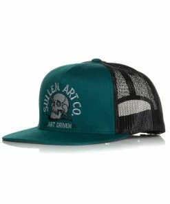 Sullen Clothing Trucker Cap - Run Through Teal -King Kerosin sullen clothing trucker cap run through teal 13