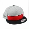 Sullen Snapback Cap - Stripe Grey Red 1 Sullen Snapback Cap - Stripe Grey Red -King Kerosin sullen snapback cap stripe grey red