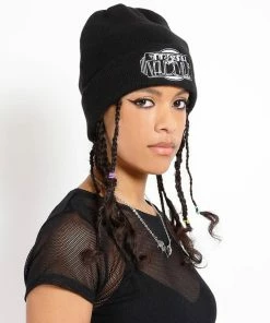 Tripp NYC Beanie - Trash & Vaudeville White Logo -King Kerosin tripp nyc beanie trash vaudeville white logo 13